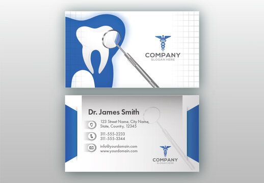 Dental Care Business Card Set