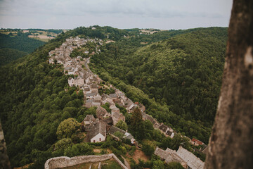 view from the top of the castle