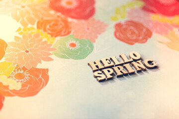 wooden letters spelling out 