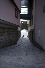 Fototapeta na wymiar Old narrow street