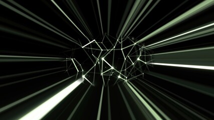 Obraz premium Abstract Plexus Technology Science And Engineering