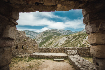 Stari Bar historical fortress in Montenegro