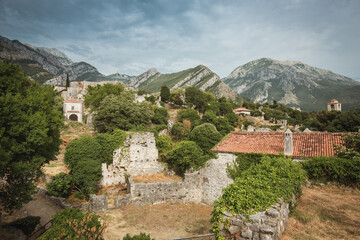 Fototapeta na wymiar Stari Bar historical fortress in Montenegro