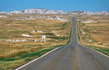 Highway to the Badlands, South Dakota