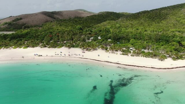 Culebra Island Beach Puerto Rico Drone Aerial View