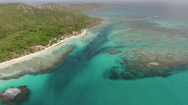 Culebra Island Beach Puerto Rico Drone Aerial View