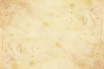 Obraz na płótnie Canvas Old yellow brown paper grunge texture background.