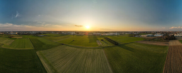 paesaggio drone italia 
