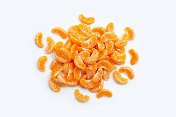 Orange segments on white background.