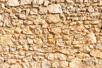 Old limestone wall
