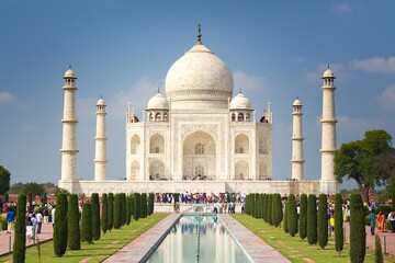 Fototapeta na wymiar Taj Mahal in Agra