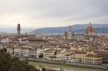 Fototapeta na wymiar Ciudad de Florencia, Italia. Cuna del Renacimiento