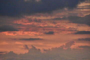 sunset in the mountains