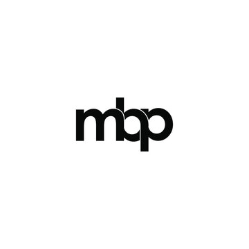 mbp letter original monogram logo design