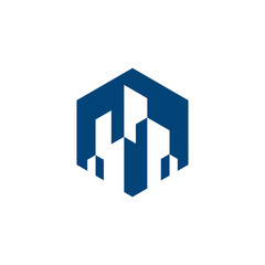 real estate logo design for home building construction