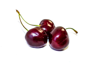Isolated on White Cherry Background