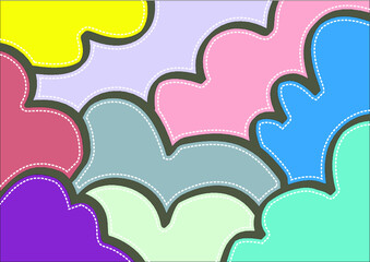 Abstract sky illustration