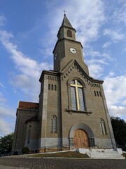 Fototapeta premium St. Sebastian Cathedral at Leopoldina Minas Gerais, Brazil 