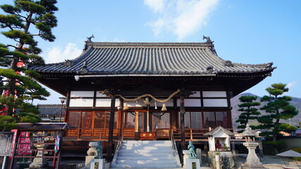 多聞寺　お地蔵と風車