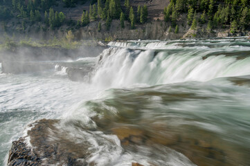 Fototapeta na wymiar Kootenai Falls, near Libby, Montana