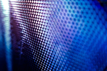 CloseUp LED blurred screen. LED soft focus background. abstract background ideal for design.