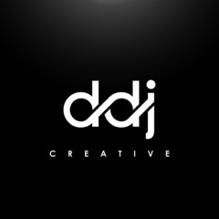 DDJ Letter Initial Logo Design Template Vector Illustration