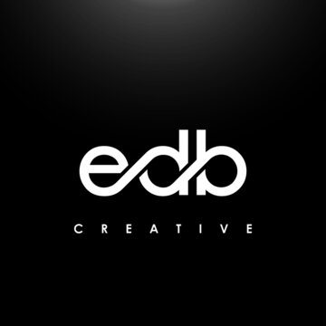 EDB Letter Initial Logo Design Template Vector Illustration
