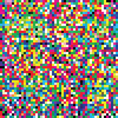 digital noise 50x50 color squares - computer glitch background