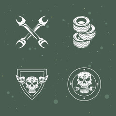 biker patch symbols
