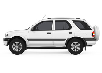 Obraz premium SUV Car Isolated