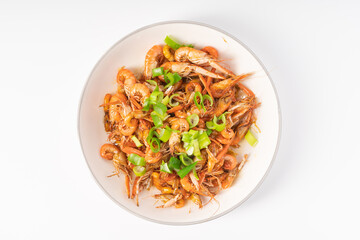 Shrimp Braised in Oil with Chinese Characteristics Home-cooked Splint