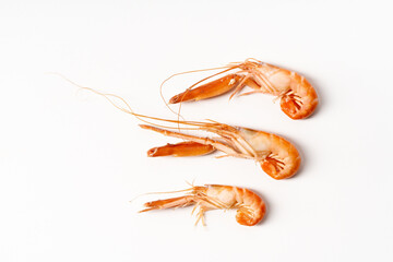 Home-cooked side dish, boiled splint shrimp