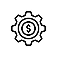Obraz premium dollar setting
