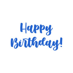 blue happy birthday sentences