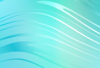 Light Green vector layout with bent lines.