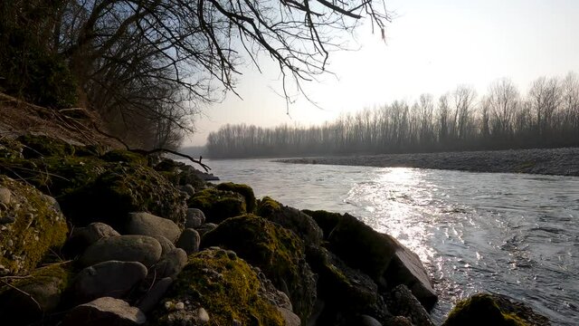 Sunset on the Ticino River - Tornavento Italy GX010257