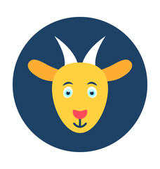 Goat Vector Icon