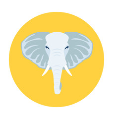Elephant Vector Icon