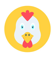 Rooster Vector Icon