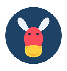 Donkey Vector Icon
