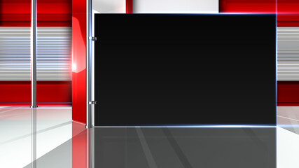 
3D rendering background is perfect for any type of news or information presentation. The background features a stylish and clean layout 