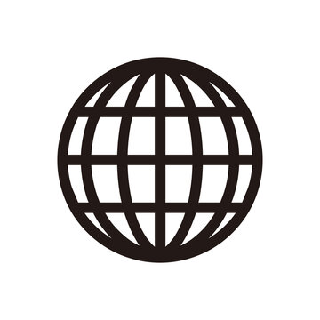 recommend clip art: homepage, globe symbol design icon vector.