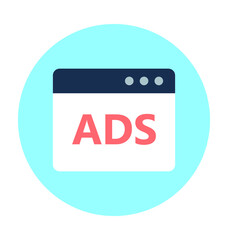 Web Advertisement Vector Icon