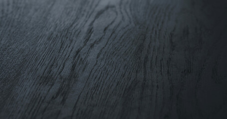 black painted oak surface closeup