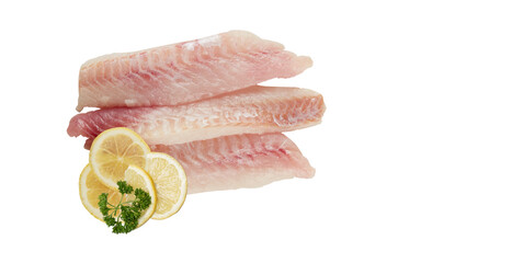 Japanese raw fish turned into pieces, paired with guava lime