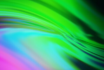 Light Pink, Green vector abstract blurred background.