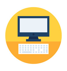 Computer Vector Icon