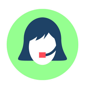 Client Support Vector Icon