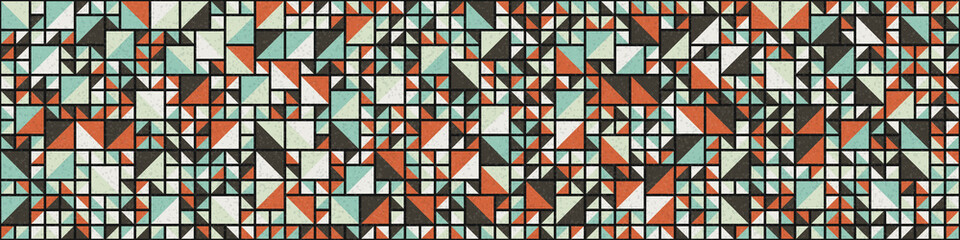 Abstract Geometric Pattern generative computational art illustration