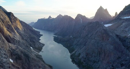 Fototapeta premium Greenland Green Nature Wallpaper in High Definition 